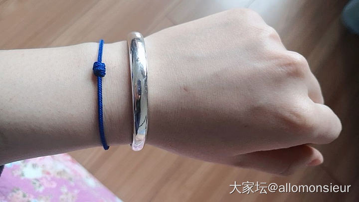每天看坛里美图 寄几还是渣图_银金手镯