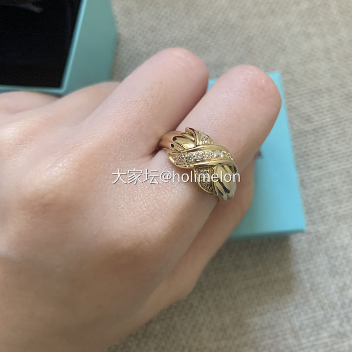 tiffany中古款还是挺有特色挺好看的_蒂芙尼金