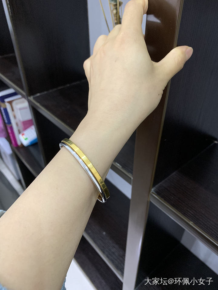 我的铂金小筷子终于到啦_手镯铂