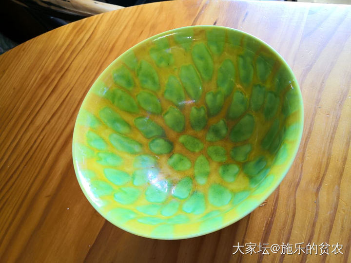 黄釉绿斑碗·明弘治_陶瓷