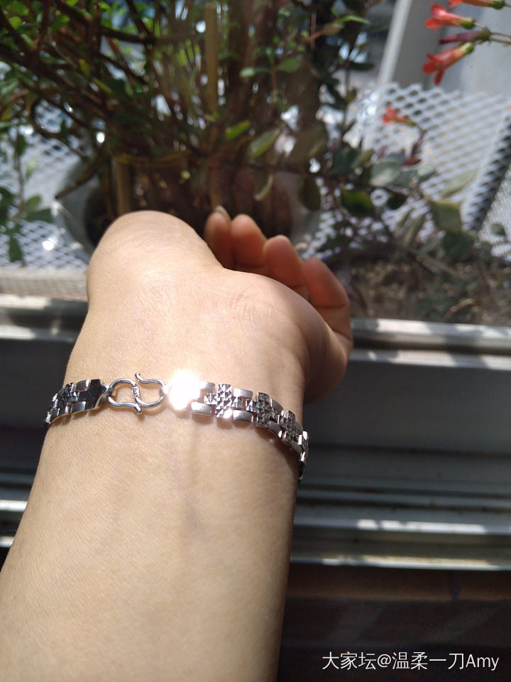 Bling Bling的铂金手链和戒指_戒指手链铂金