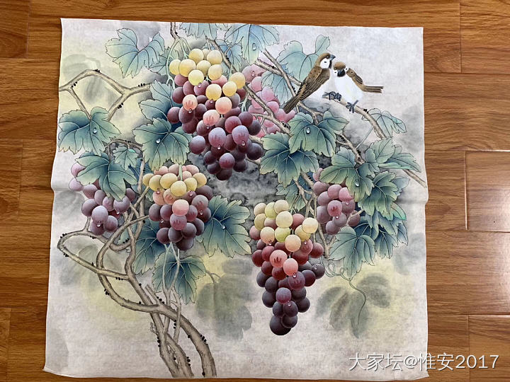 吃葡萄🍇吗？_书画