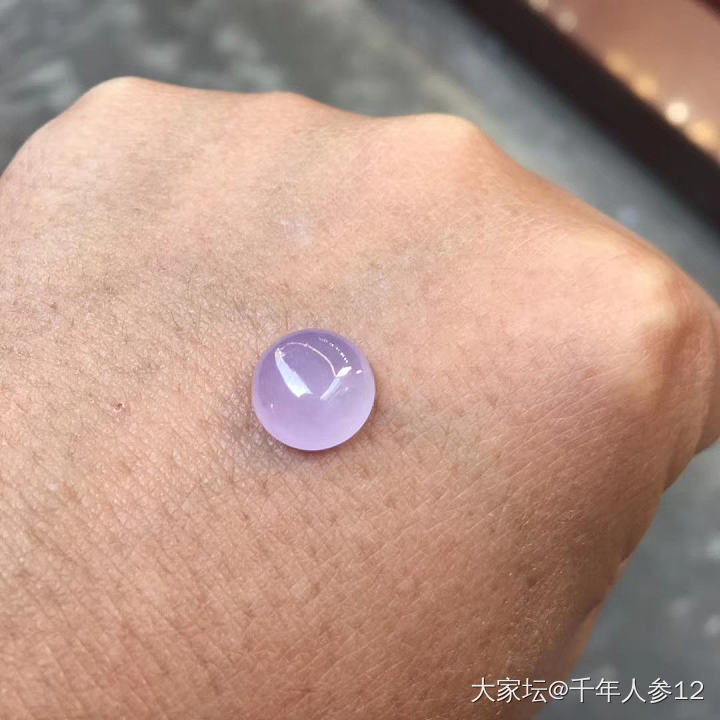 我的紫蛋做好了，再最后处理一下就可以寄出了。_吊坠翡翠