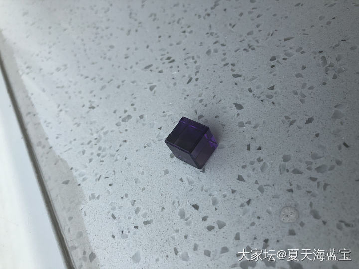 新手入坑，买了块紫水晶不知道真假？_水晶