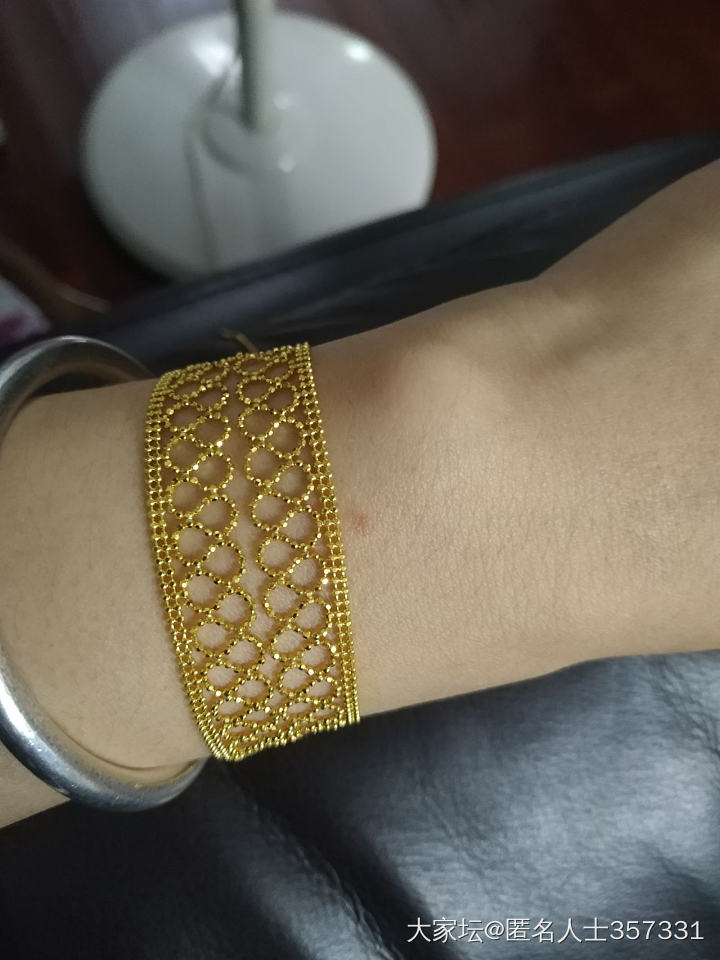 18k金手链收到了，实物好好看呀_K金