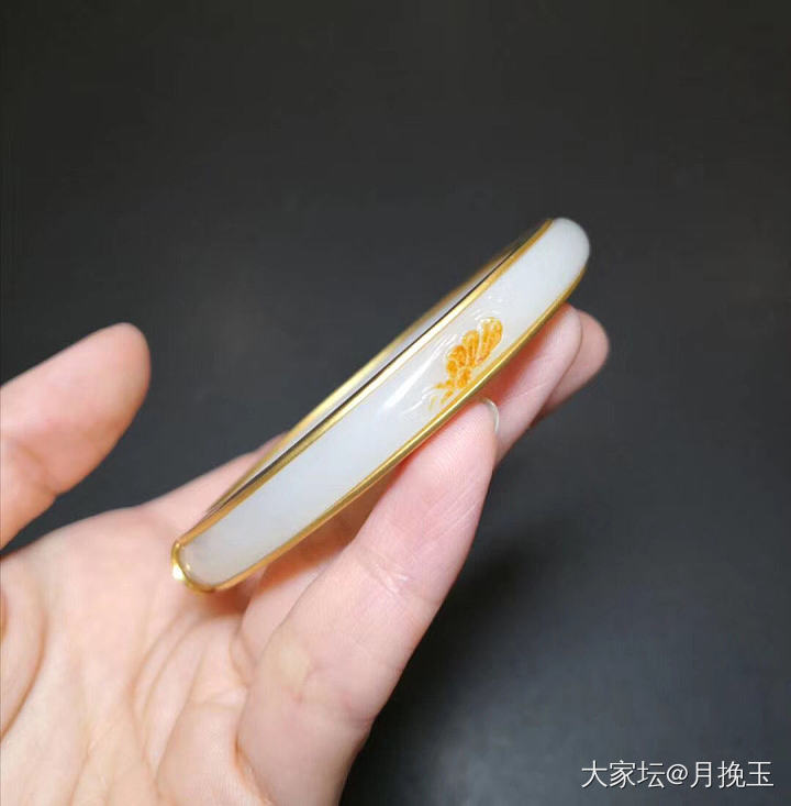 籽料手镯54mm_和田玉