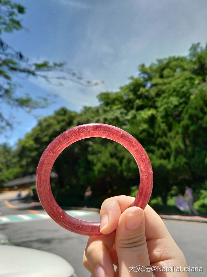 红色甜甜圈🍓_手镯水晶