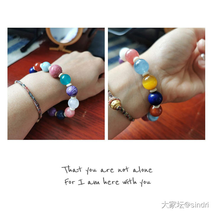 五颜六色的左手_手饰水晶金