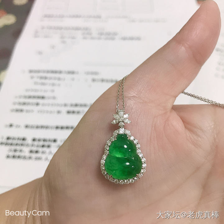 绿葫芦到手了_翡翠