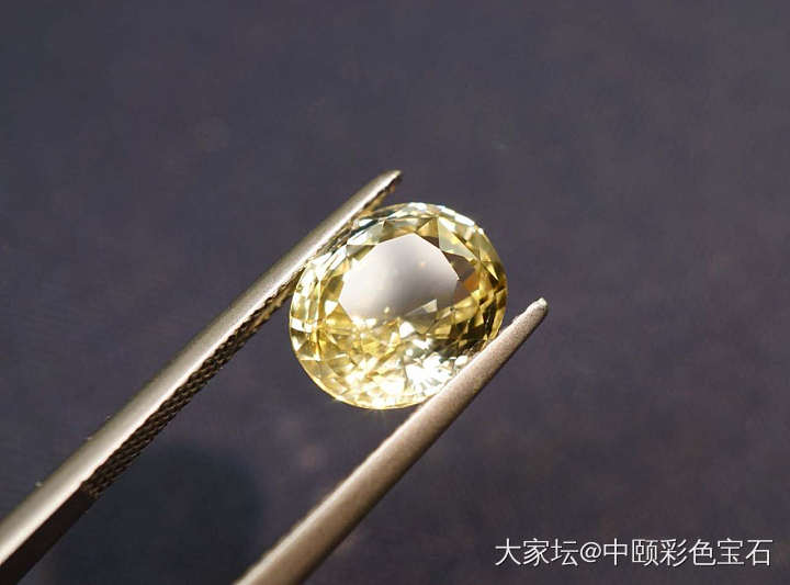 ##中颐天然未加热黄色蓝宝石## 5.10ct  GIC证书_蓝宝石