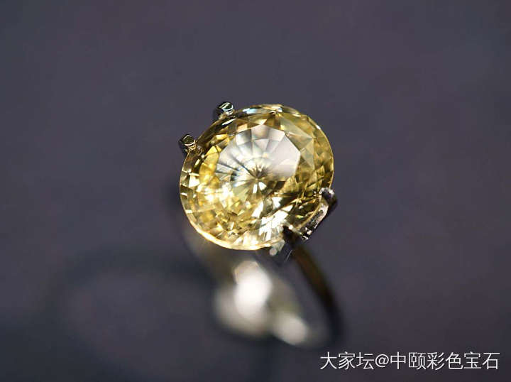 ##中颐天然未加热黄色蓝宝石## 5.10ct  GIC证书_蓝宝石