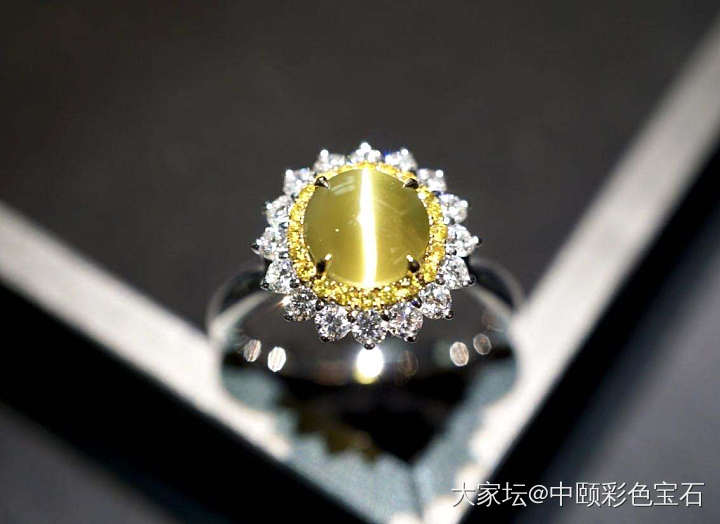 ##中颐天然金绿猫眼戒指##  2.20ct_猫眼金绿宝石名贵宝石