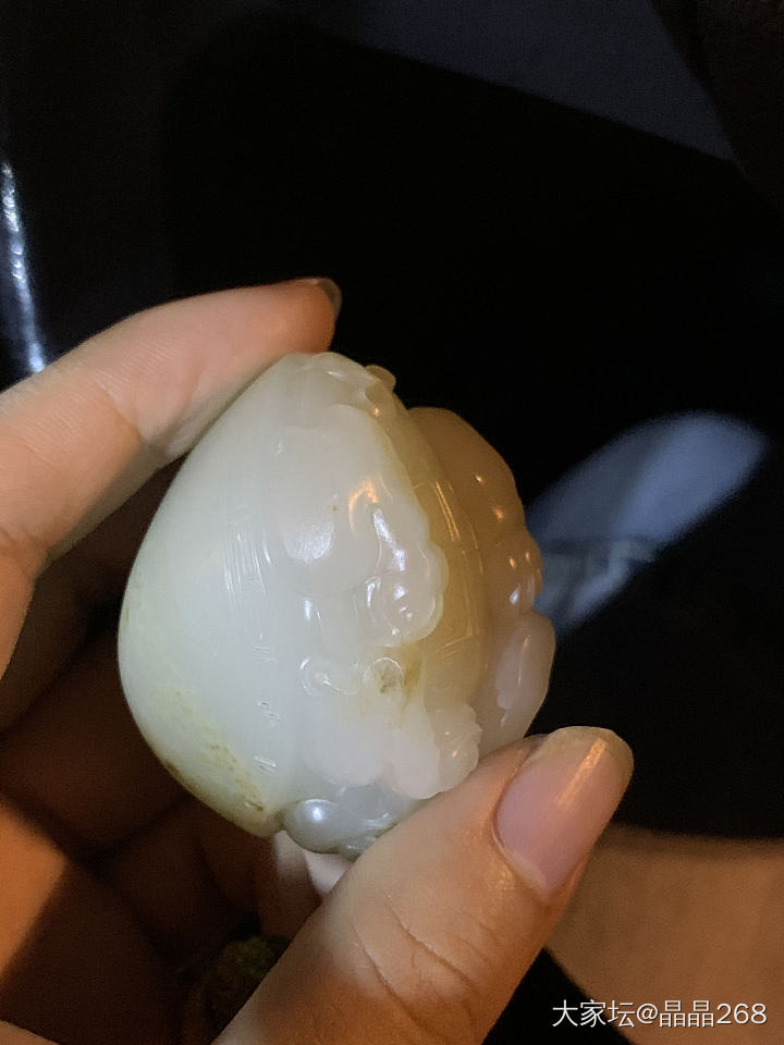 果然暗处才能拍出她的油润感_和田玉