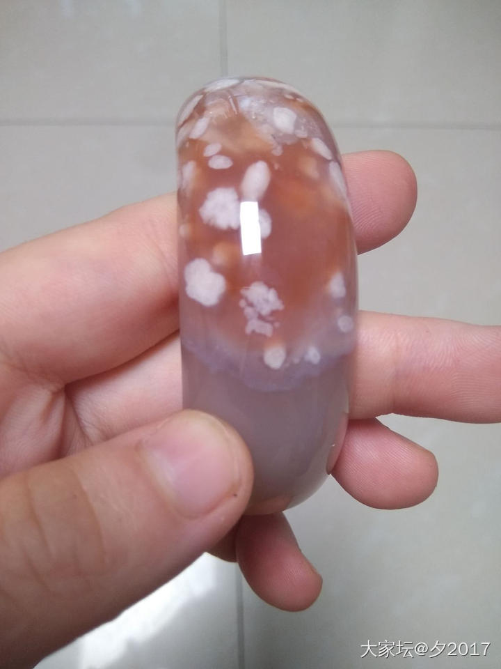 关于樱花玛瑙的一点蹲坑经验_玉髓玛瑙