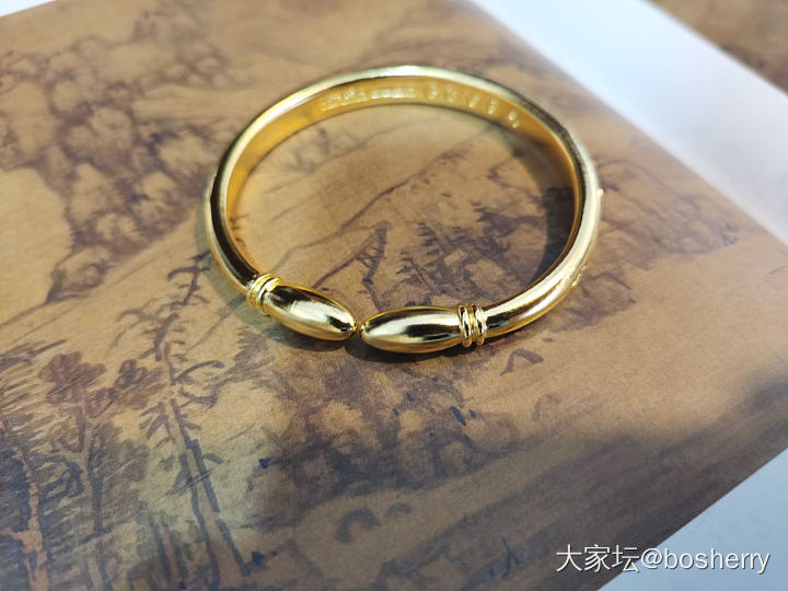 热乎乎的小金匠长蒜幽兰_手镯金
