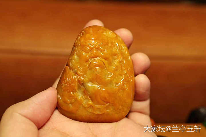 好物欣赏——五色钟馗（兰亭玉轩）_和田玉