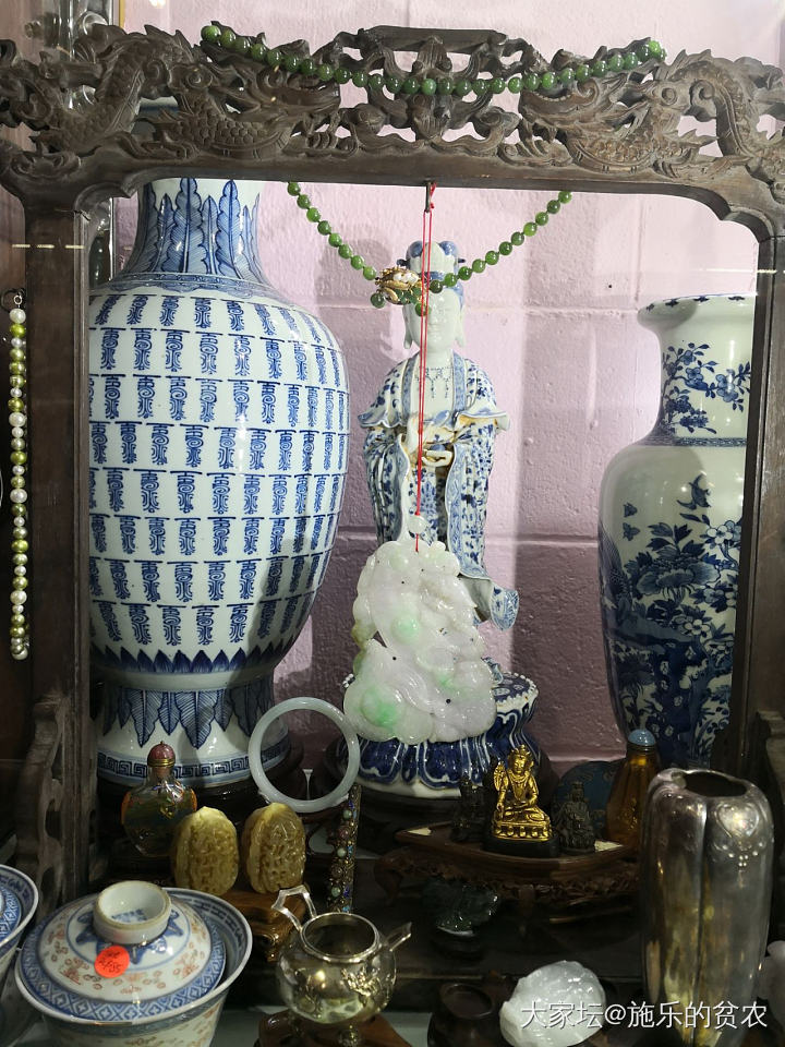 收藏预览：清早期青花寿字瓶_陶瓷