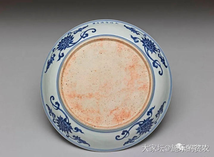 明中期，青花蛤蜊观音立像_陶瓷