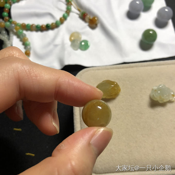 猜价格～戒指金重12克，其他的是赠品～_花件翡翠