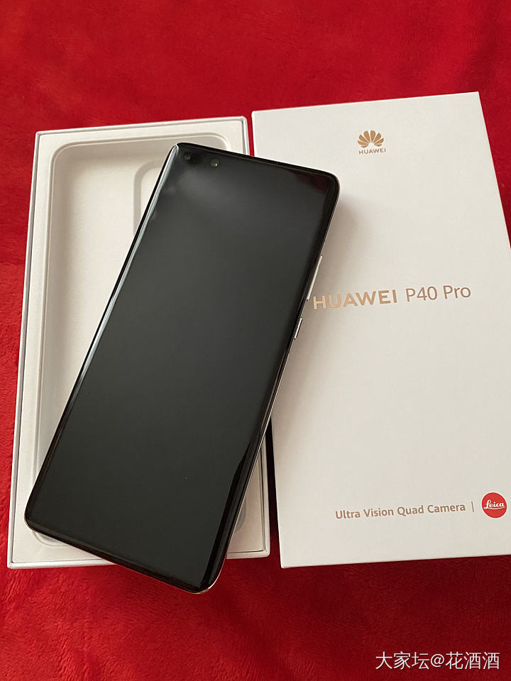 华为p40pro。第一次用曲面屏的手机_数码闲聊