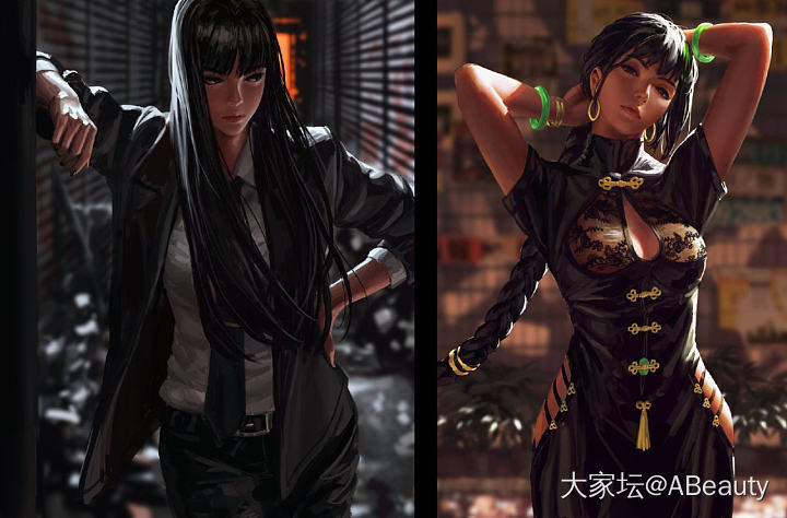 新加坡画师GUWEIZ 不良少女（Bad guys）系列_闲聊