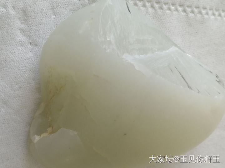 发给大家一些真籽料毛孔图片……_和田玉