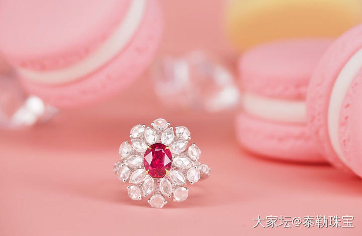 【泰勒彩宝】2.04ct无烧红宝石戒指新品