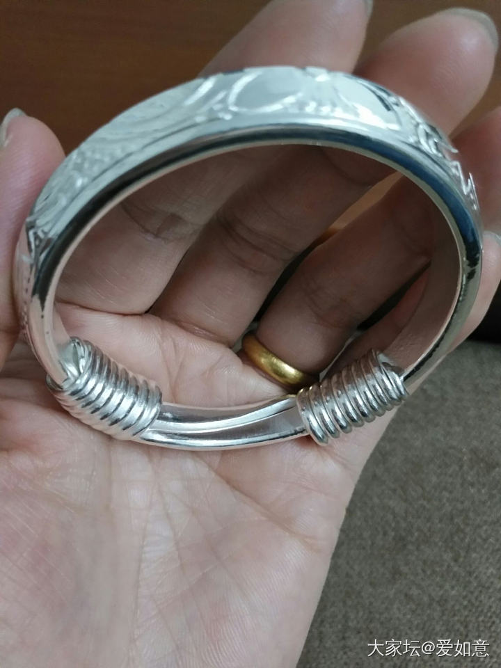 很久没有发帖子了，今天收到坛友妹纸的南记推圈，来秀一个_匠人手饰银