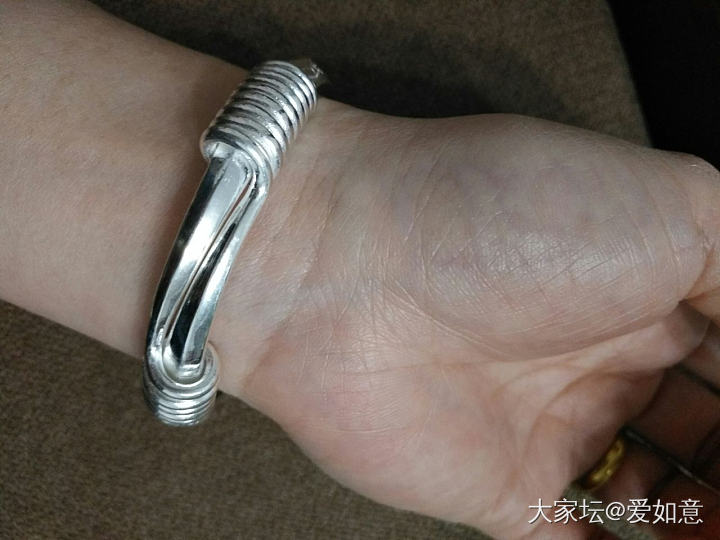 很久没有发帖子了，今天收到坛友妹纸的南记推圈，来秀一个_匠人手饰银