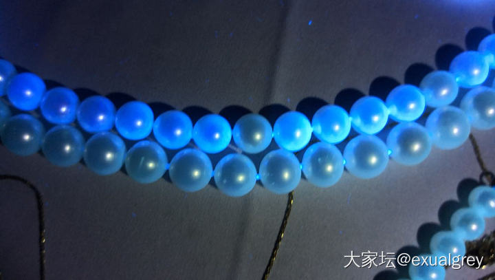 说实话，这荧光淡水珍珠还能戴吗？_淡水珍珠有机宝石