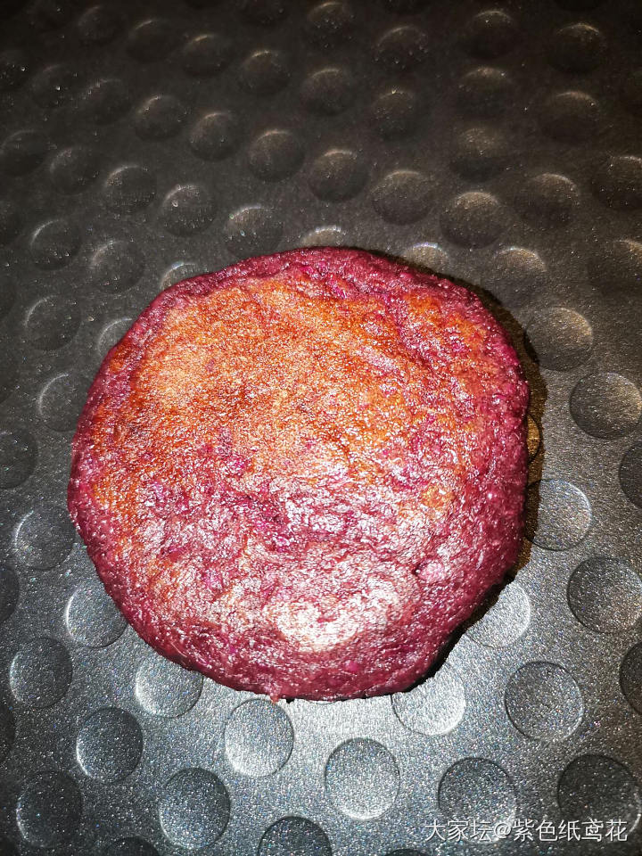 外酥里嫩的紫薯糯米饼_厨艺