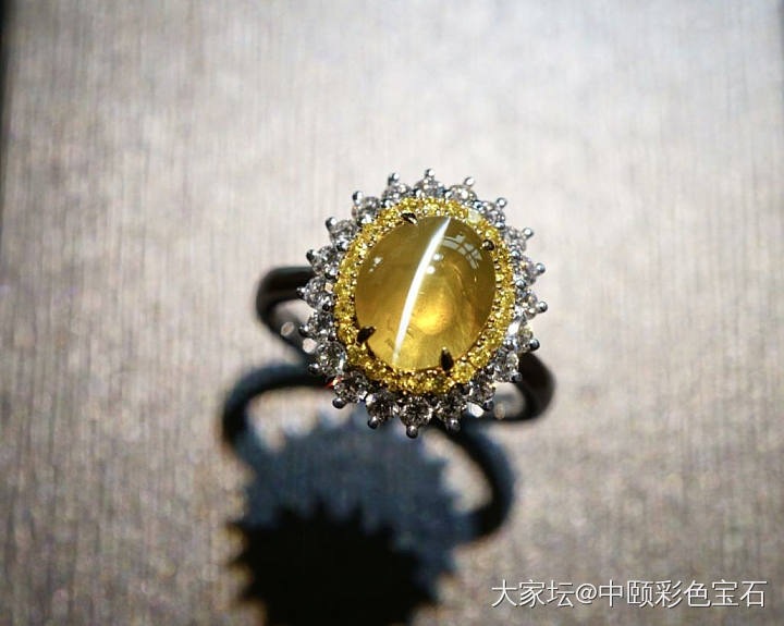 ##中颐天然斯里兰卡金绿猫眼戒指##  3.15ct  GIC证书_猫眼金绿宝石名贵宝石