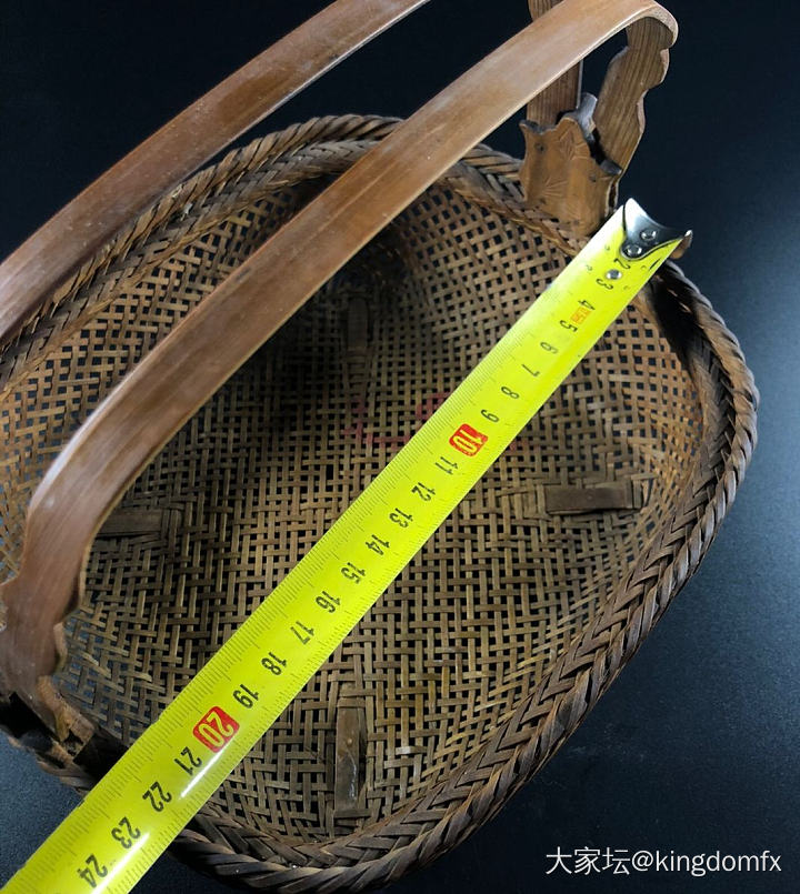 纯手工编制竹篮_收藏