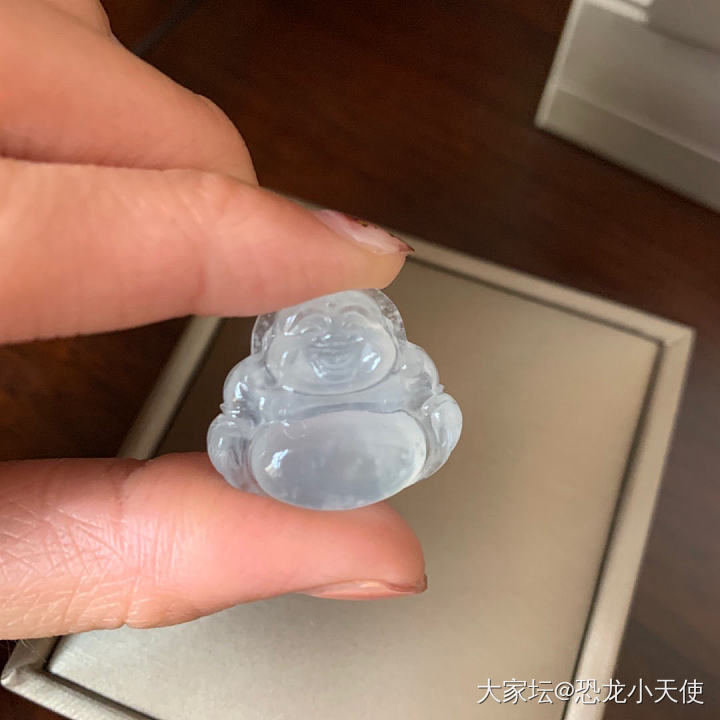 冰种木那雪花棉坐佛翡翠_翡翠