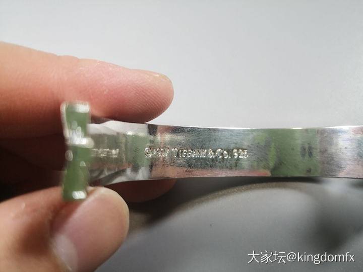 收到一个蒂芙尼的银手_925银