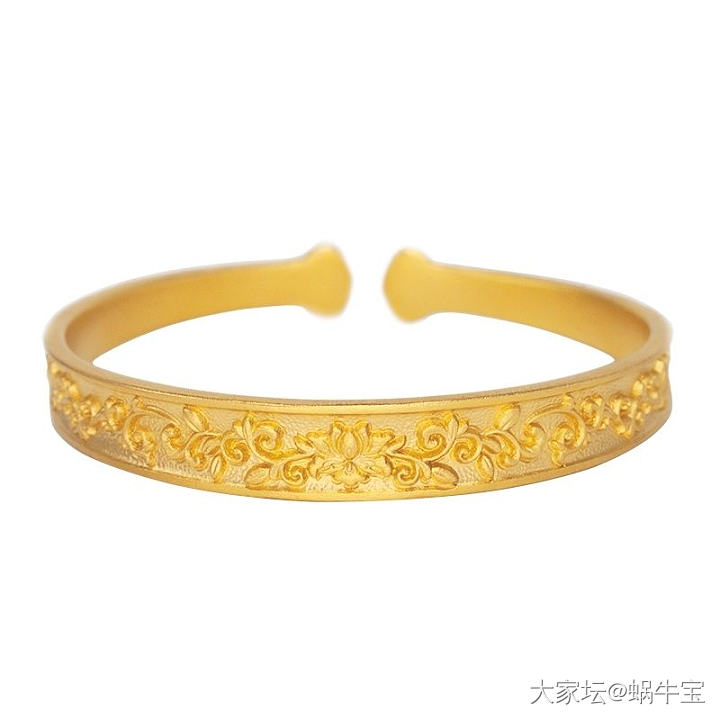 想要团校长家如意缠枝镯，大家有喜欢的么
成团工费只要30.8每克
这么好看的镯子...