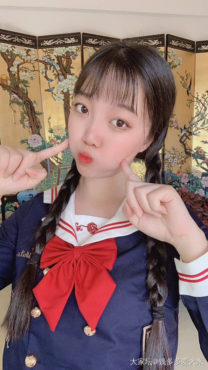 今天是JK少女～～_穿搭