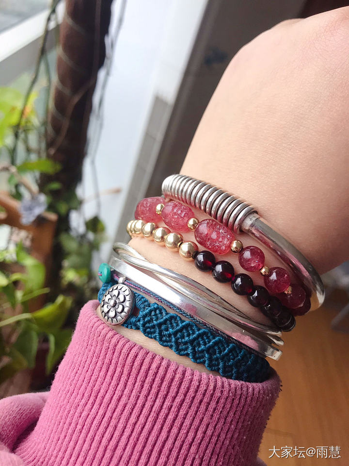灰月光、红兔毛、紫水晶、海蓝宝、堇青、超七貔貅，绿松龟，南红、青金、绿松、石榴石_编绳