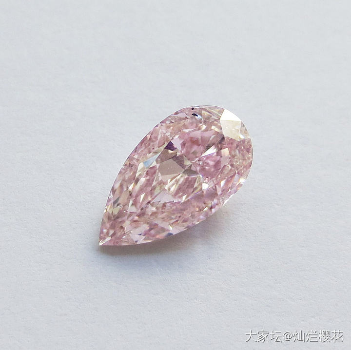 1卡 fancy purplish pink SI2  VG G N GIA_彩钻异形钻