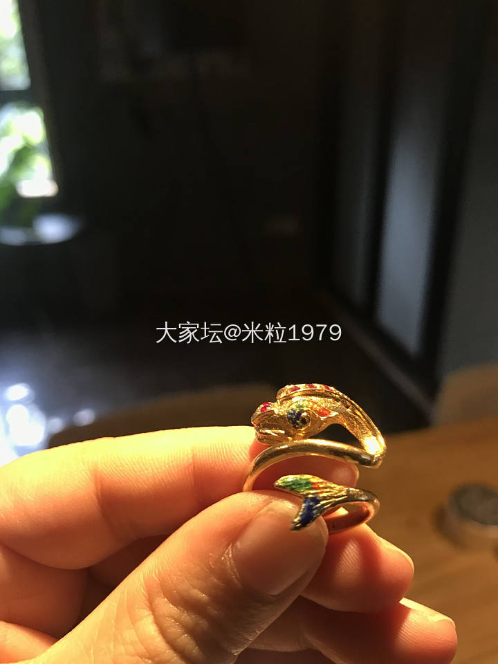 70年代意大利设计师款戒指_古董首饰戒指金
