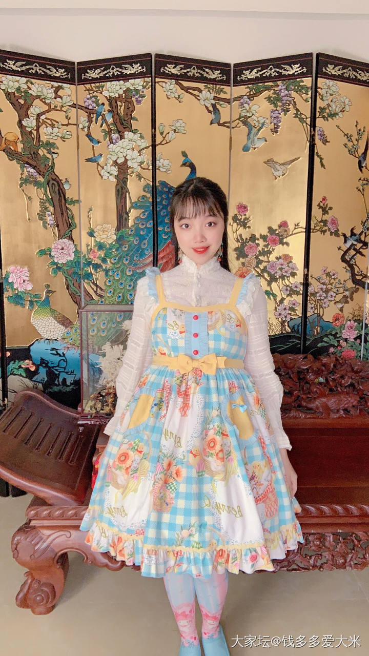 今日份的可爱，洛丽塔美少女出没！_穿搭