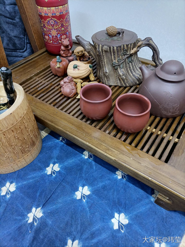 喝茶的姐妹们都来秀下自己的茶桌吧_茶道