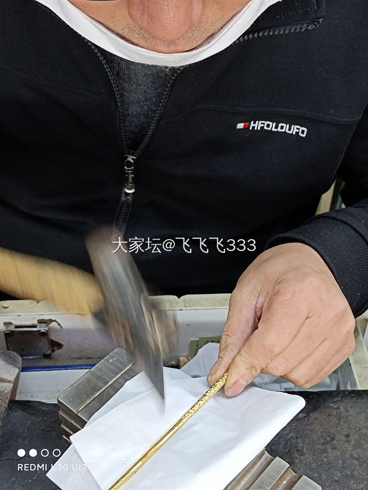 【第一次打金】李师傅打金归来……_金匠人