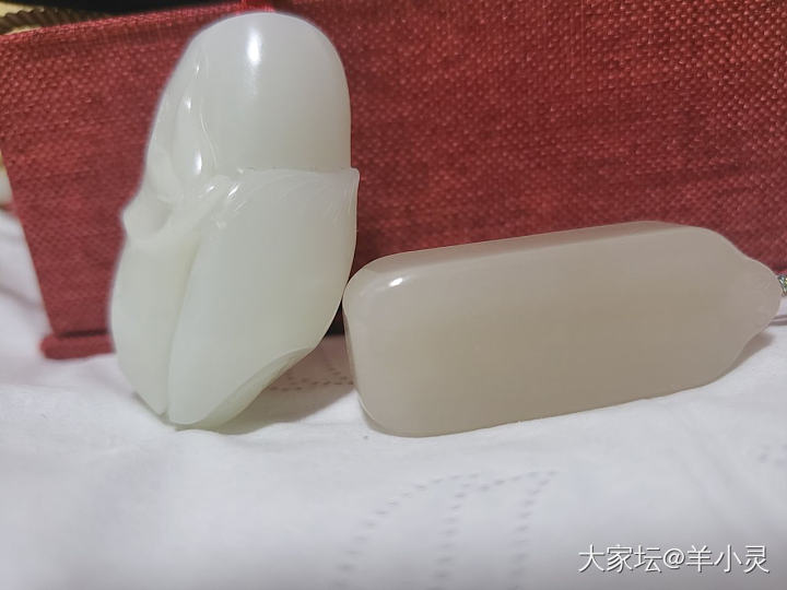 野牛沟竹节and青海藕小粉～_和田玉