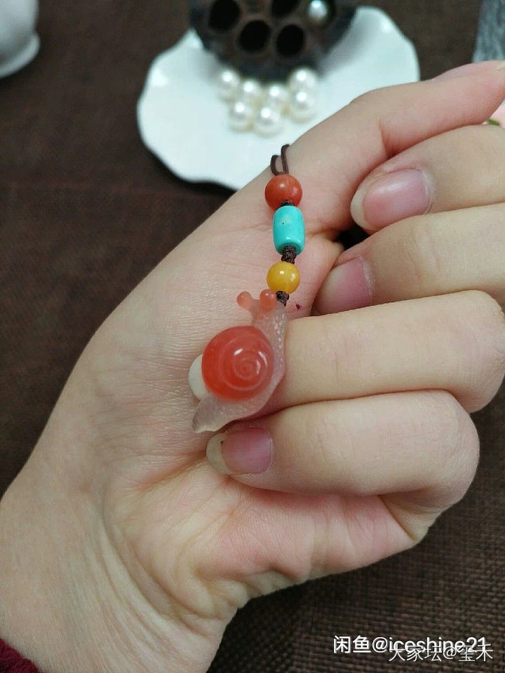来来来 秀出你的手机挂件_和田玉