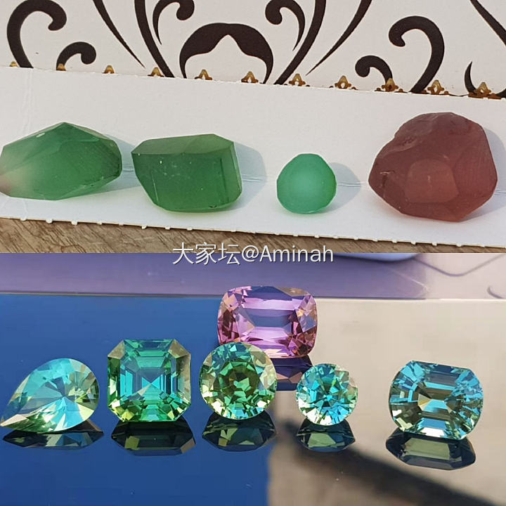 碧玺切割前与后你能对号入座吗_碧玺