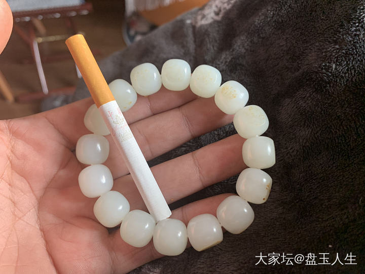 老型珠手串_和田玉