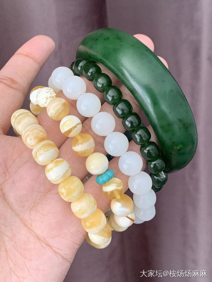 水一贴，每天都把小可爱们拿出来盘一盘_琥珀蜜蜡