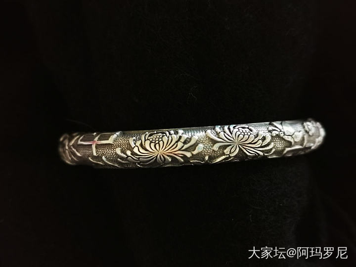 古语坊金银四君子_手镯银金