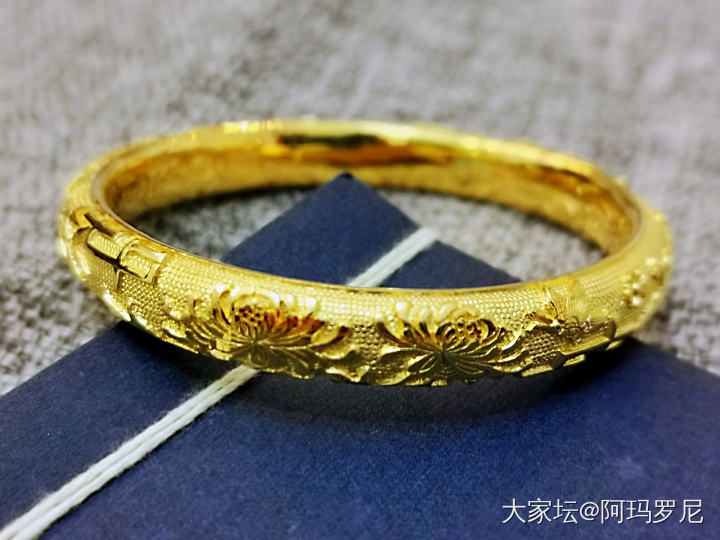 古语坊金银四君子_手镯银金